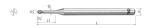 OSG 1.0mm Carbide Ball Nose End Mill for Titanium