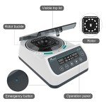 High-Speed Microcentrifuge with 3-in-1 Rotor