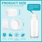 50 Pcs White 38 mm Plastic Bottle Caps