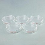 Stonylab 5-Pack Glass Petri Dishes with Lids