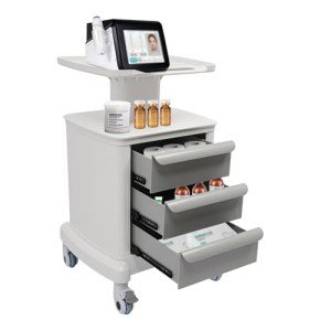 Mobile Medical Cart with 3 Drawers and Wheels