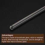 Borosilicate Glass Stir Rods - 3 Pack, 7.87