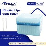 Universal Disposable Filtering Pipette Tips, 1000μL, 100pcs