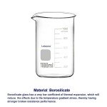Labasics Borosilicate Glass Beaker Set - 5 Sizes