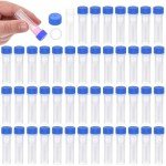 PATIKIL 0.5mL Plastic Cryogenic Vials, 48-Pack