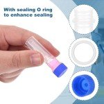 PATIKIL 0.5mL Plastic Cryogenic Vials, 48-Pack