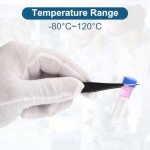 PATIKIL 0.5mL Plastic Cryogenic Vials, 48-Pack