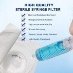 Labfil 20 Pack Sterile Syringe Filters, 0.45 µm