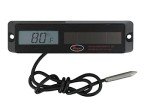Dwyer Solar-Powered Digital Thermometer with Remote Probe