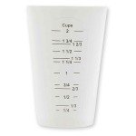 Flexible 2-Cup Silicone Measuring Cup with Ergonomic Grip