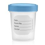 Sterile Specimen Cups with Lids - 5 Count
