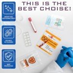 Biohazard Specimen Bags - 8x10 Inches, Pack of 100