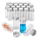 24-Count 30ml Mini Glass Jars with Lids