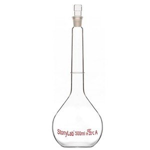 Stonylab Class A Borosilicate Glass Volumetric Flask 500 ml