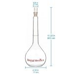 Stonylab Class A Borosilicate Glass Volumetric Flask 500 ml