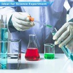 60pcs Clear Plastic Test Tubes with Caps