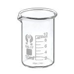 10ml Borosilicate Glass Beaker with Spout