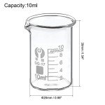 10ml Borosilicate Glass Beaker with Spout