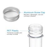 100ml Plastic Test Tubes with Screw Caps - 6pcs