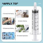 30-Pack 5ml Sterile Plastic Syringes with Caps