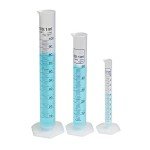 Plastic Measuring Cylinder Set - 10ml, 50ml, 100ml
