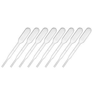 30 Pcs Clear Plastic Disposable Pipettes, 0.2ml