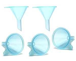 5-Pack Mini Funnels for Lab and Kitchen Use