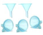 5-Pack Mini Funnels for Lab and Kitchen Use