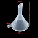 5-Pack Mini Funnels for Lab and Kitchen Use