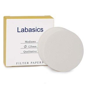 Labasics 125mm Qualitative Filter Paper Circles, 100 Pack
