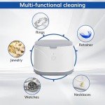 KUNPHY 220ML Ultrasonic Cleaner with Heater & Timer