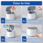 KUNPHY 220ML Ultrasonic Cleaner with Heater & Timer