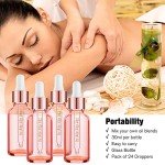PrettyCare 4 Pack 1oz Glass Eye Dropper Bottles