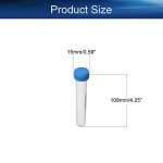 100Pcs 10ml Round Bottom Centrifuge Tubes
