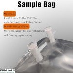 2L Tedlar Sample Bag Set for Gas Analysis