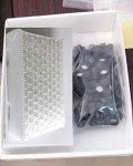 100 Clear 5ml Glass Vials with Black Caps