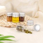 24PCS 5ml Clear Glass Vials with Caps