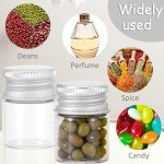 24PCS 5ml Clear Glass Vials with Caps