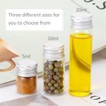 24PCS 5ml Clear Glass Vials with Caps