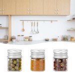 24PCS 5ml Clear Glass Vials with Caps