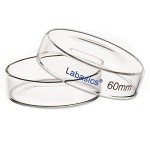 Labasics 10-Pack Glass Petri Dishes, 60x15 mm