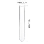 9ml Plastic Test Tubes with Cork Stoppers, 20-Pack
