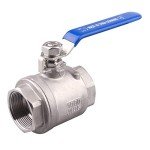 DERNORD 1-1/2" Stainless Steel Ball Valve with Locking Handles