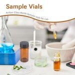 Amber Glass Vials 20ml with Caps - Pack of 20