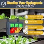 7-in-1 Hydroponics pH EC PPM Monitor Meter