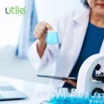 Plastic Erlenmeyer Flask Set with Screw Caps - 1000ml