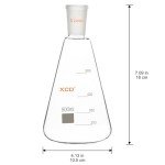 500 ml Borosilicate Glass Erlenmeyer Flask