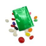 Glossy Green Mylar Foil Sample Bags - 100pcs