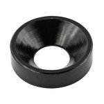 60PCS M5 Anodized Aluminum Countersunk Washers - Black