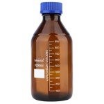 Amber Glass Reagent Media Storage Bottle, 1000 ml